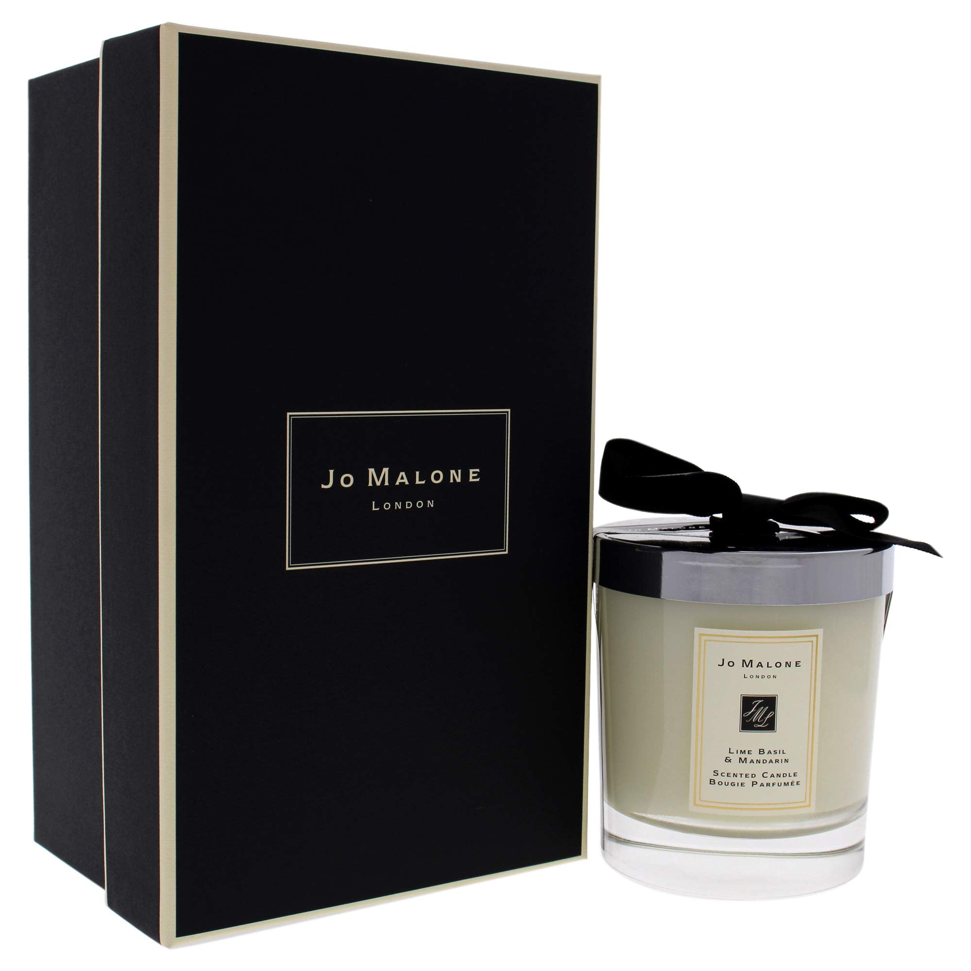 Jo Malone Lime Basil & Mandarin candle heart notes basil for freshness