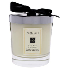 Jo Malone Lime Basil & Mandarin candle top notes highlight mandarin and lime
