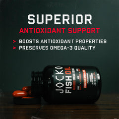 Jocko Fuel astaxanthin antioxidant capsules for enhanced protection.