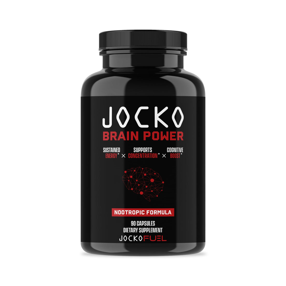 Jocko Fuel Brain Power bottle and capsules for focused energy