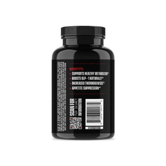 Jocko Fuel Burner bottle side label highlights ingredients and usage