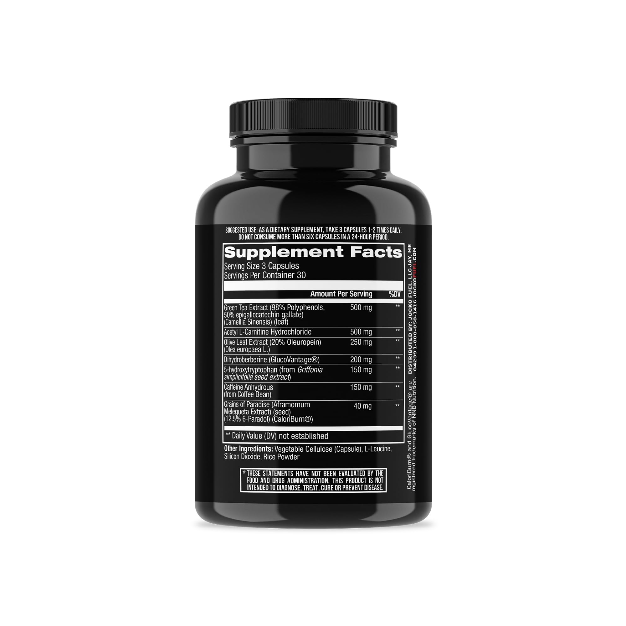 Jocko Fuel Burner pills closeup emphasizes compact capsules for easy daily use