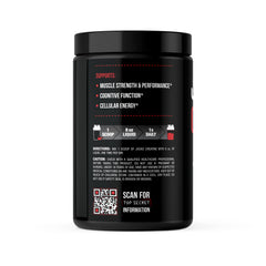 Pouring Jocko Fuel Creatine Monohydrate into a glass for blending.