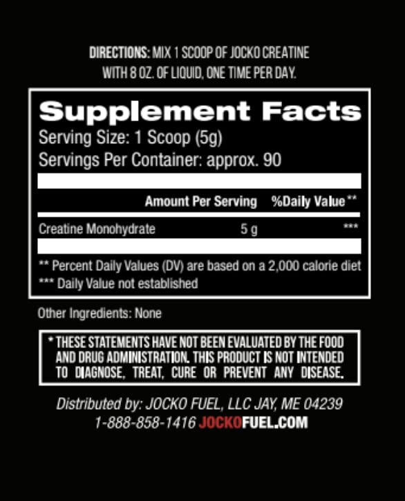 Travel packets of Jocko Fuel Creatine Monohydrate for on-the-go use.