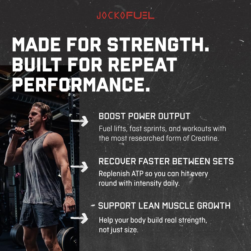 Jocko Fuel Creatine Stick Packs 30-serving pack supports daily creatine routine