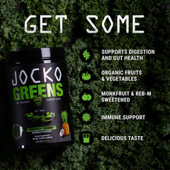 Jocko Fuel Daily Greens ingredients image featuring spirulina and chlorella