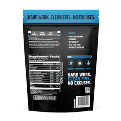 Jocko Fuel Hydrate blue raspberry packet closeup, highlighting flavor and low sugar formula