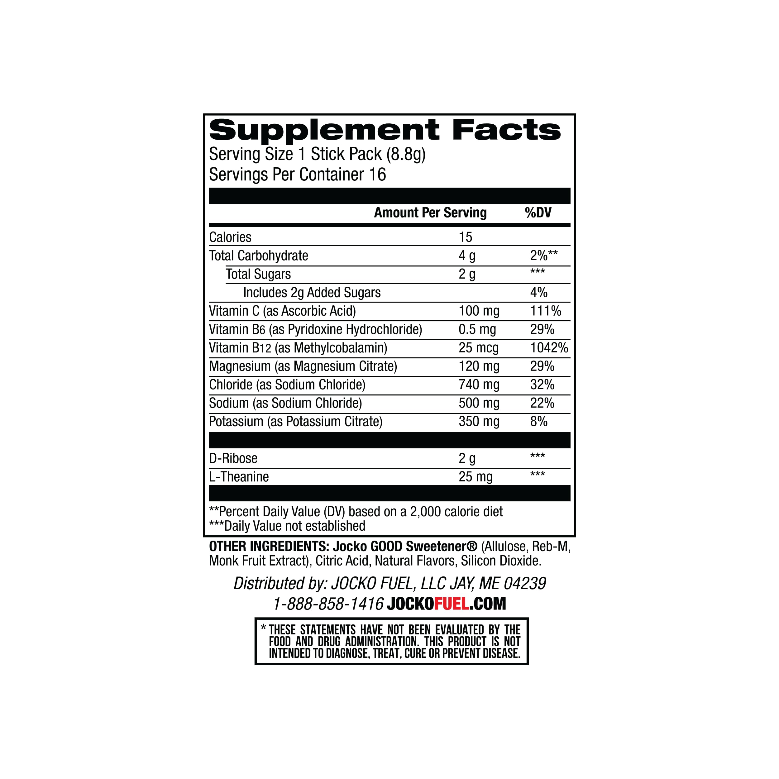 Jocko Fuel Hydrate on-the-go packet ready for travel workouts and recovery.