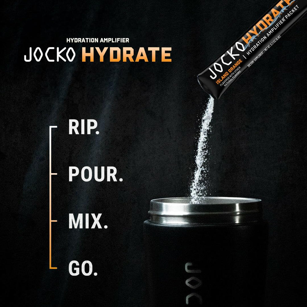 Jocko Fuel Hydrate Island Orange being mixed during training