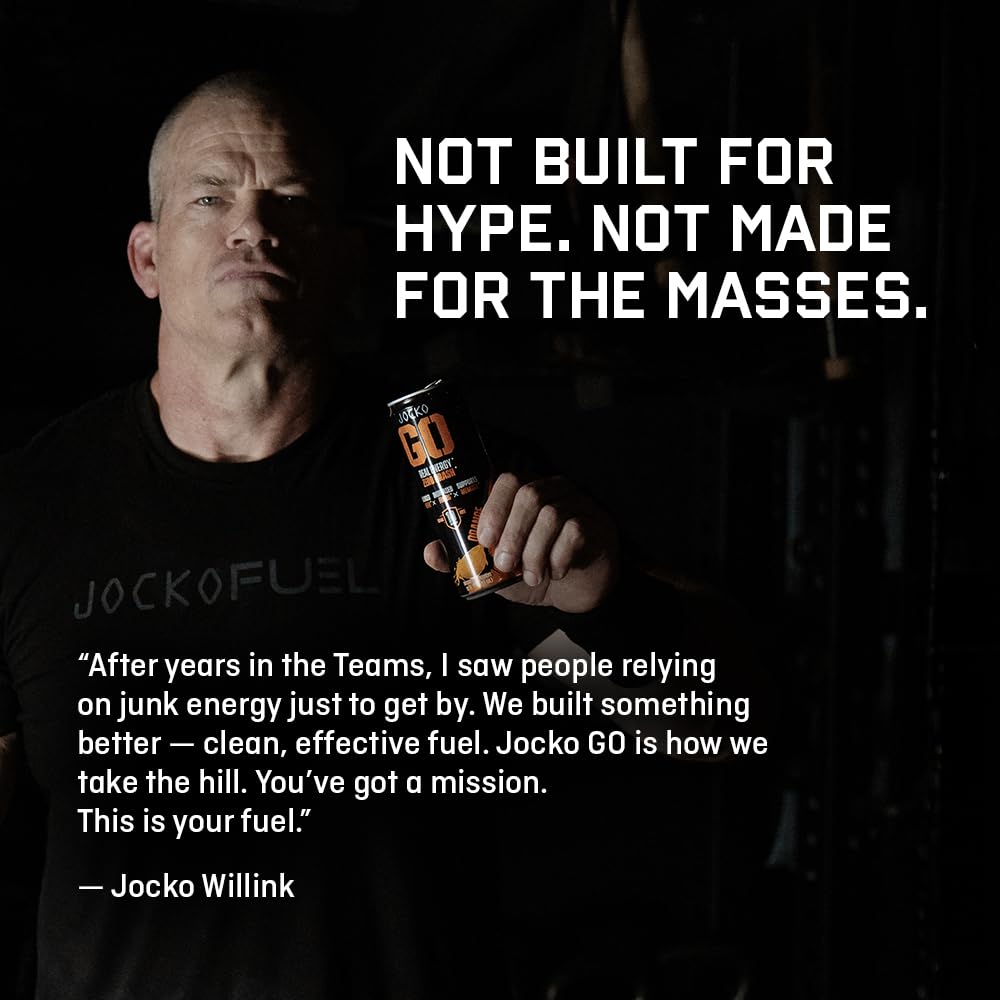 Jocko GO Nitro Pop can-side label text highlights key features.