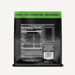 Jocko Fuel Mölk whey powder scoop showing serving size for post-workout fueling