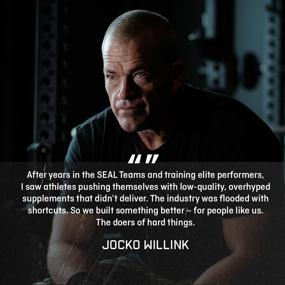 Jocko Fuel Mölk protein tub with mint chocolate flavor on desk