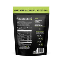Jocko Fuel lemon-lime powder dissolves in water for post-workout recovery on the go.