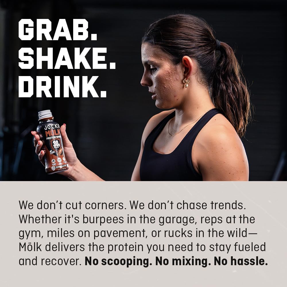 Jocko Mölk nutrition label front highlights ingredients and calories
