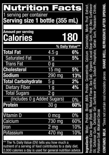Jocko Mölk grass-fed protein 30g shake highlighting high-quality protein.