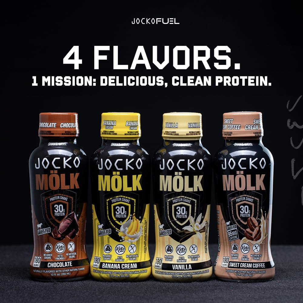Jocko Mölk vanilla shake pour close-up