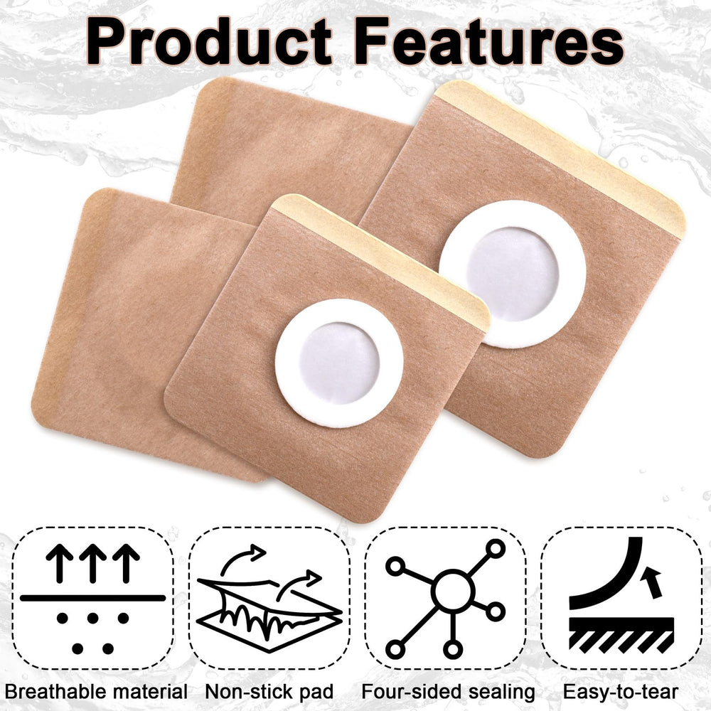Box includes 50 patches, easy replacement for travel or gym