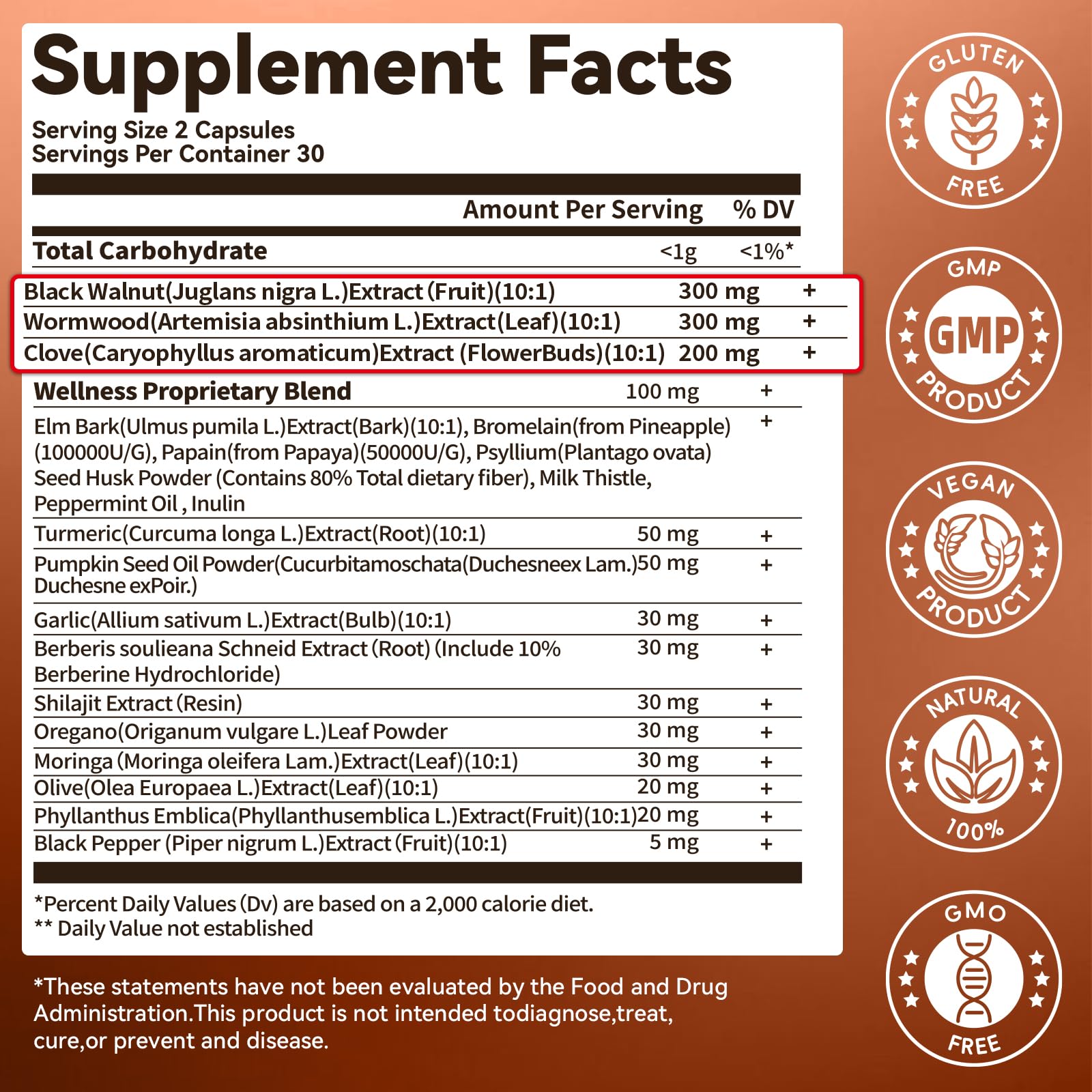 Capsules in compact 60-count vegan packaging