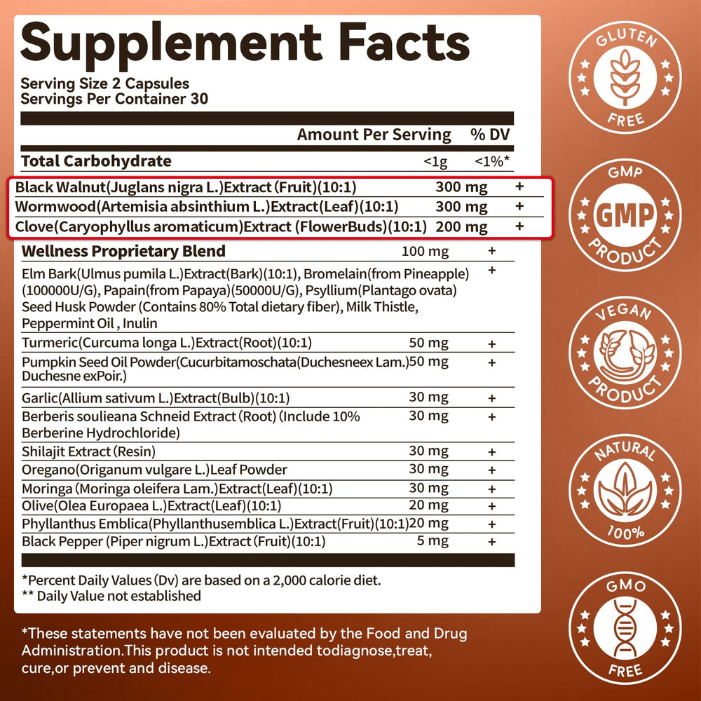 Capsules in compact 60-count vegan packaging