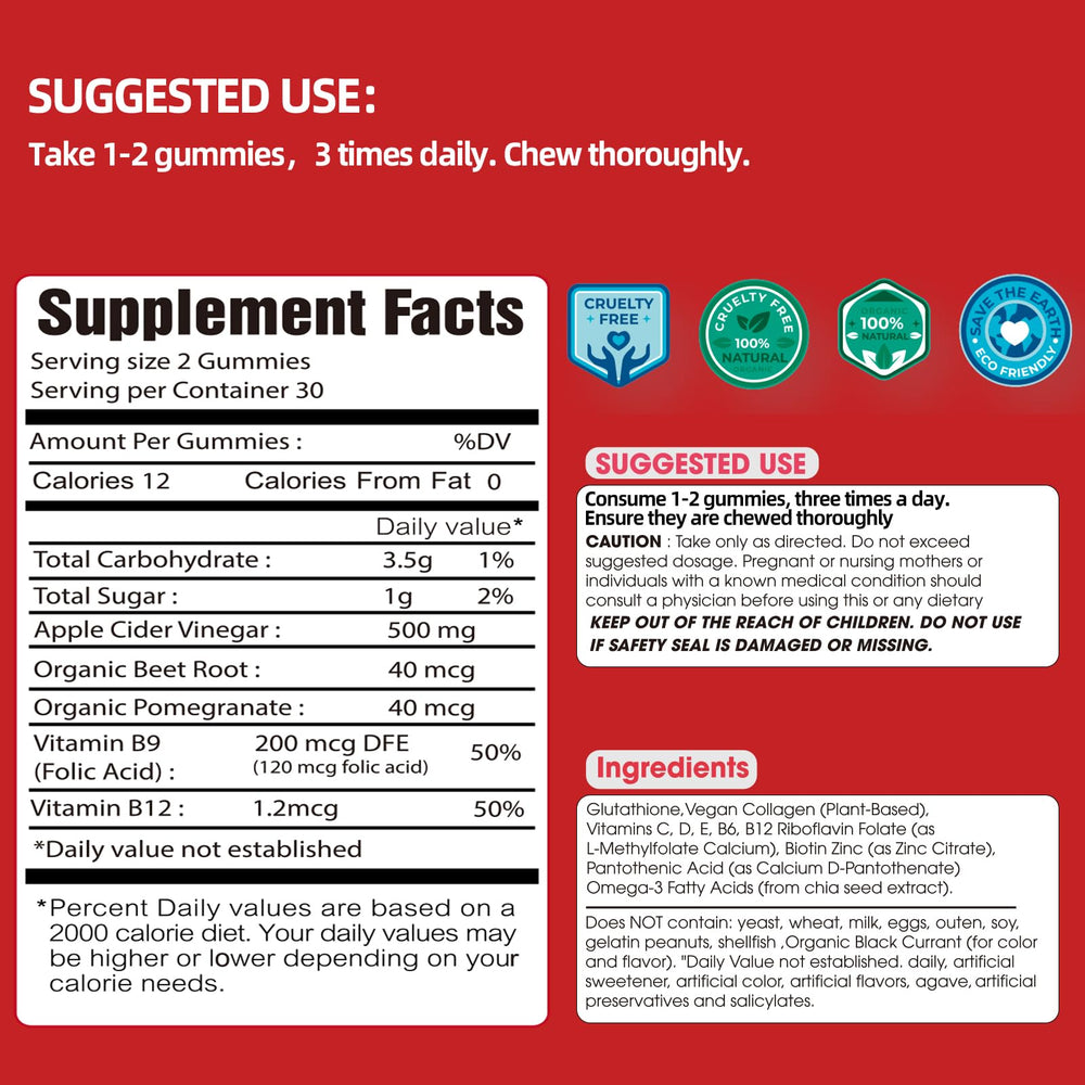 John Rambo Apple Cider Vinegar Gummies label highlights vegan, gelatin-free, non-GMO.