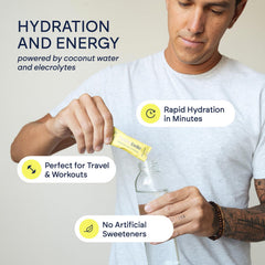 JoinBelle HydroBelle electrolyte stick Very Berry flavor for a sugar-free refreshment.