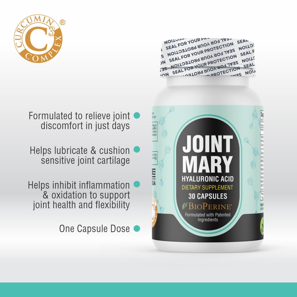 Joint Mary Glucosamine MSM capsules for flexible joints during daily activities