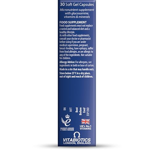 Jointace Omega-3 ingredients chart highlights nutrients without added sugar