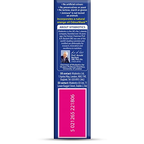 Jointace Omega-3 label detail highlights cod liver oil and glucosamine in the blend