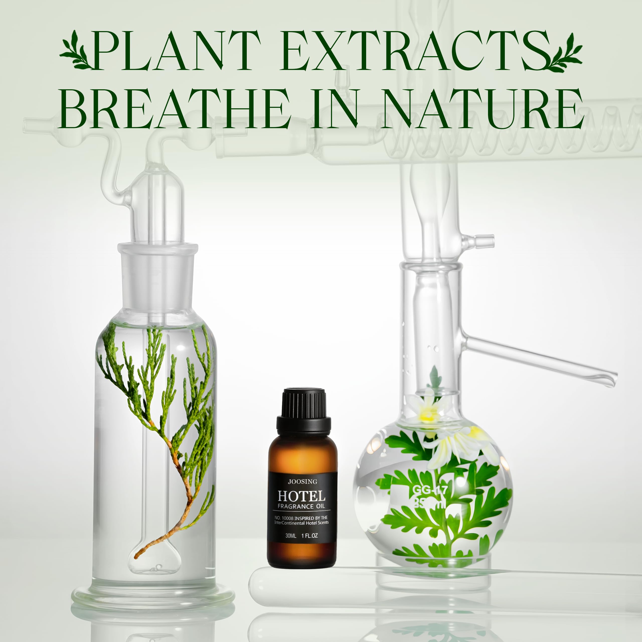 JOOSING gift set display featuring 4x30ml premium diffuser oils for gifting.