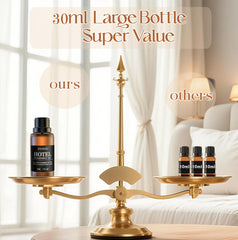 JOOSING diffuser oils in a stylish room setup creating a calming luxury ambiance.