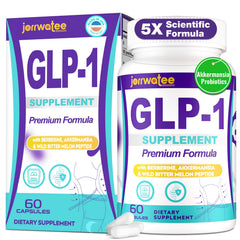 Jorrwatee GLP-1 bottle front for daily digestive support and energy