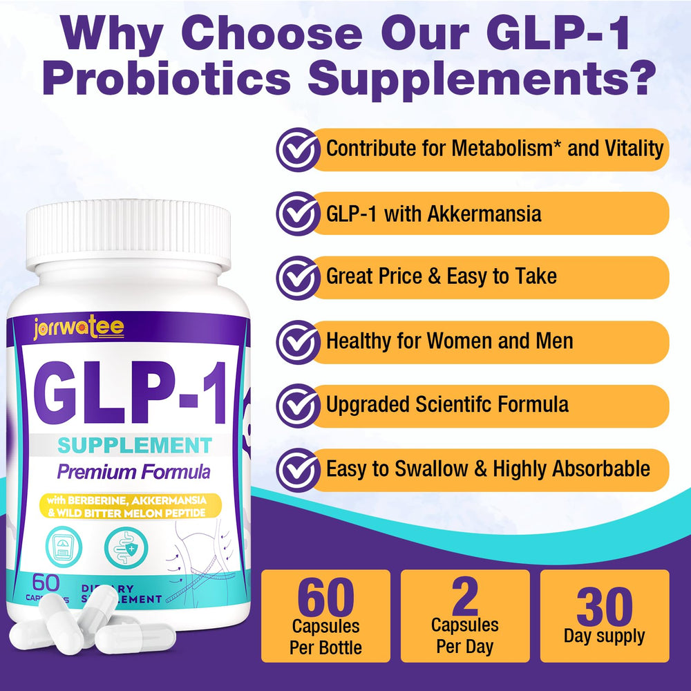 Jorrwatee GLP-1 packaging box highlighting 14-in-1 formula
