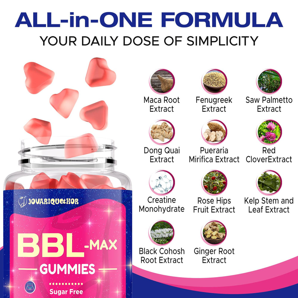 Jovariquethor Booty Gummies on hand show easy daily dosage