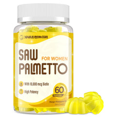 Jovariquethor bottle displays potent 500mg saw palmetto for daily wellness