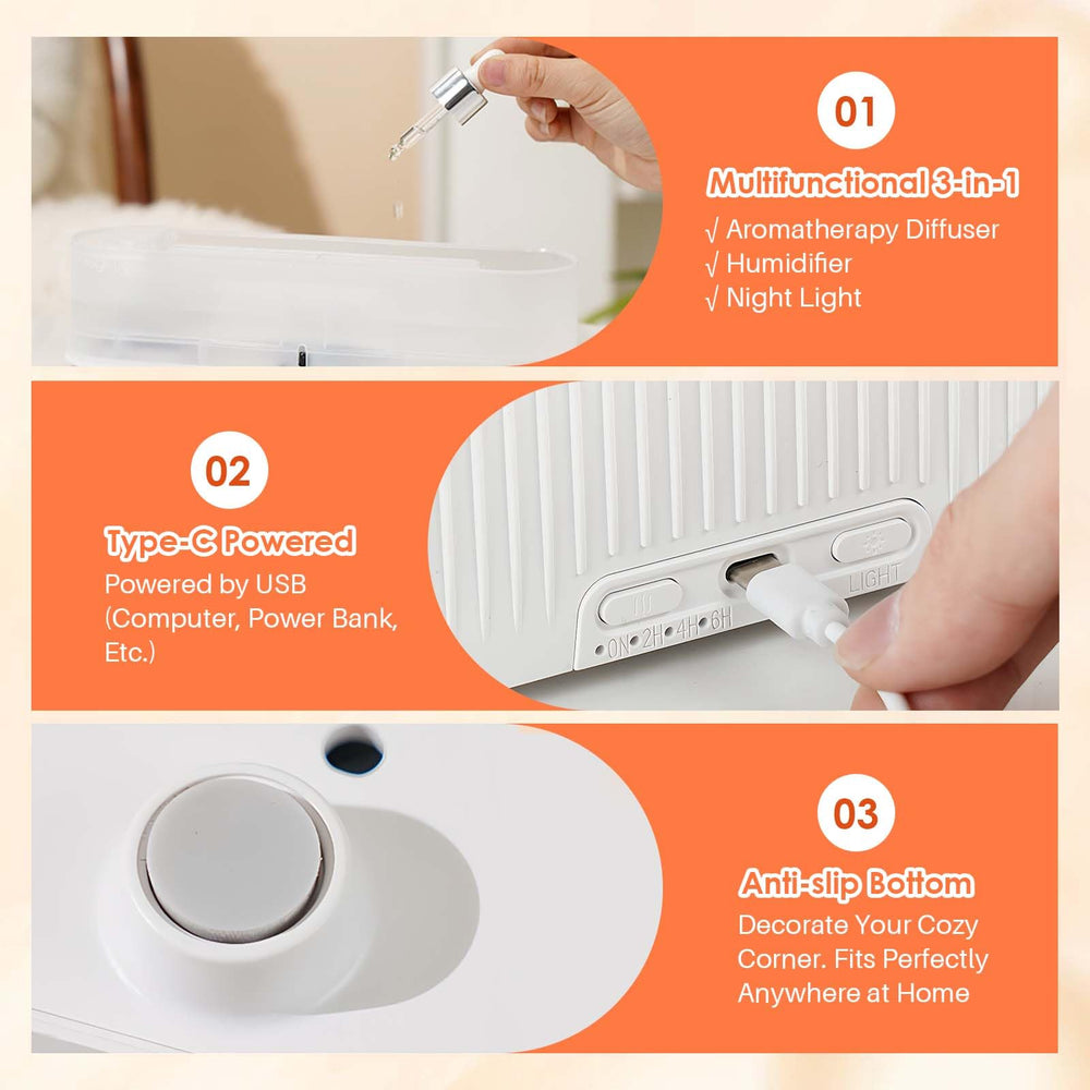 Jovell compact design fits desks, shelves, and small spaces.