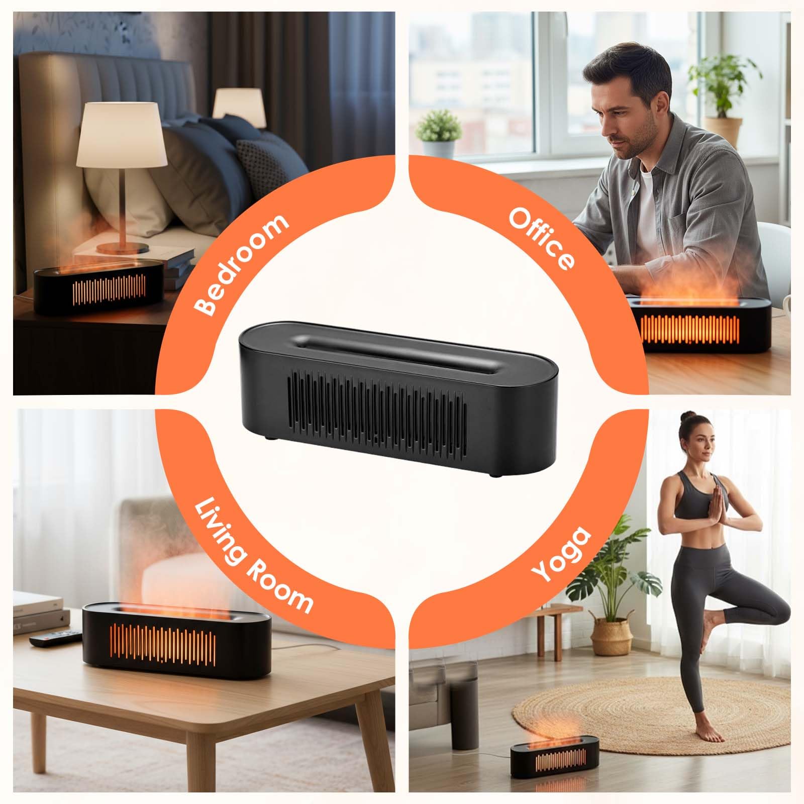 JOVELL diffuser modern design enhances any room decor.