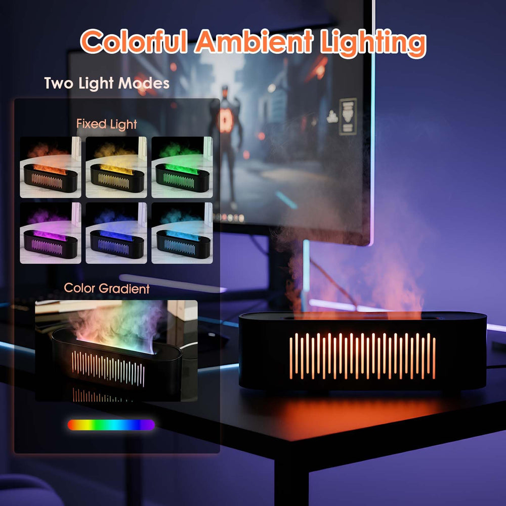 JOVELL diffuser emits quiet ultrasonic mist ideal for bedtime.