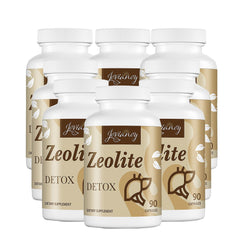 Jovianoy Zeolite Detox Capsules packshot: high-potency detox for gut and liver support.