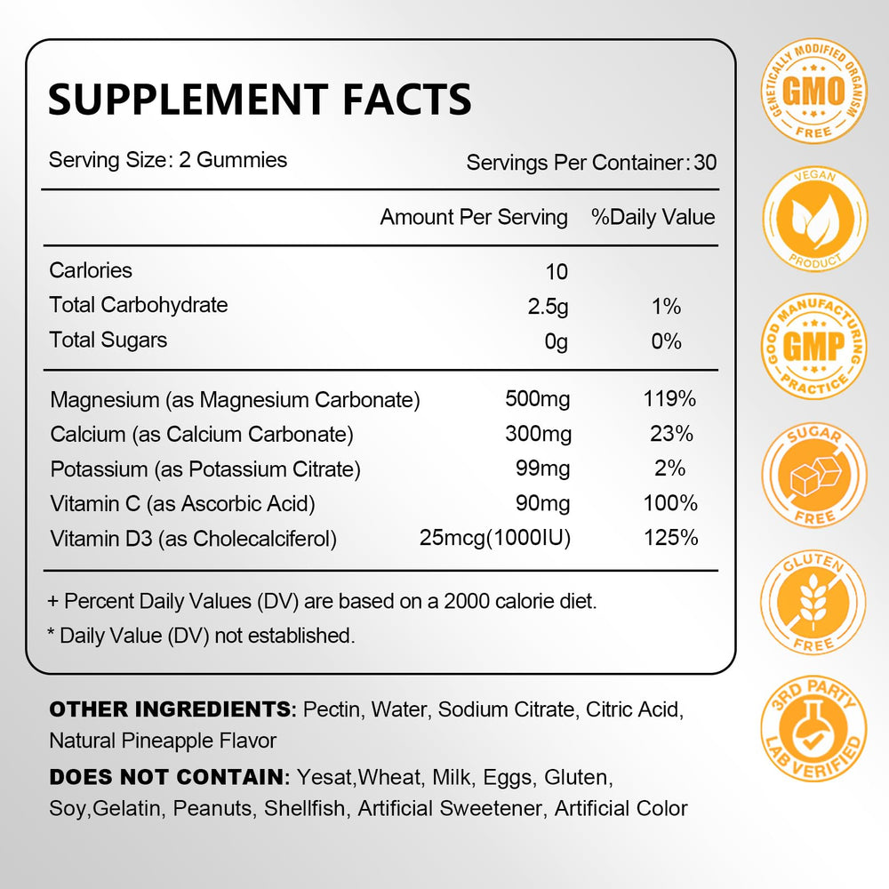 JOVITHEA gummies close-up shows soft texture and pineapple flavor for easy daily use