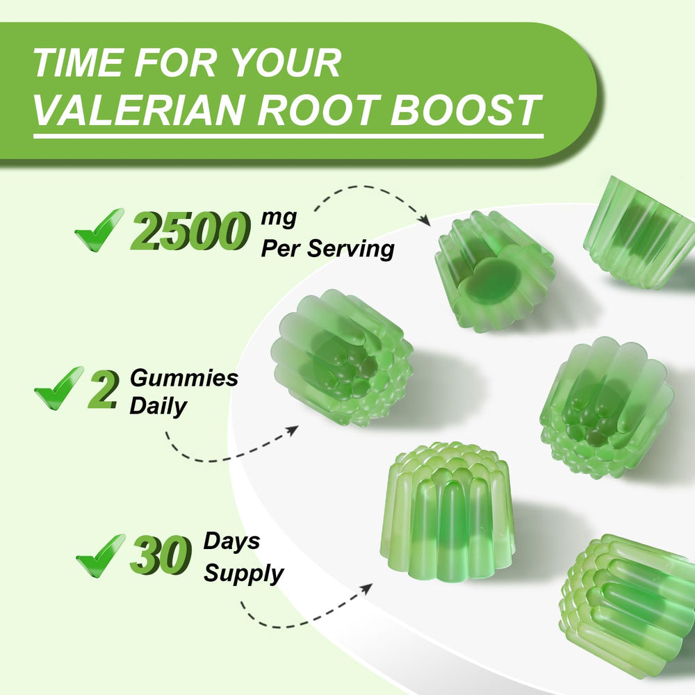 Gummy texture close-up communicates smooth, sugar-free chewiness.