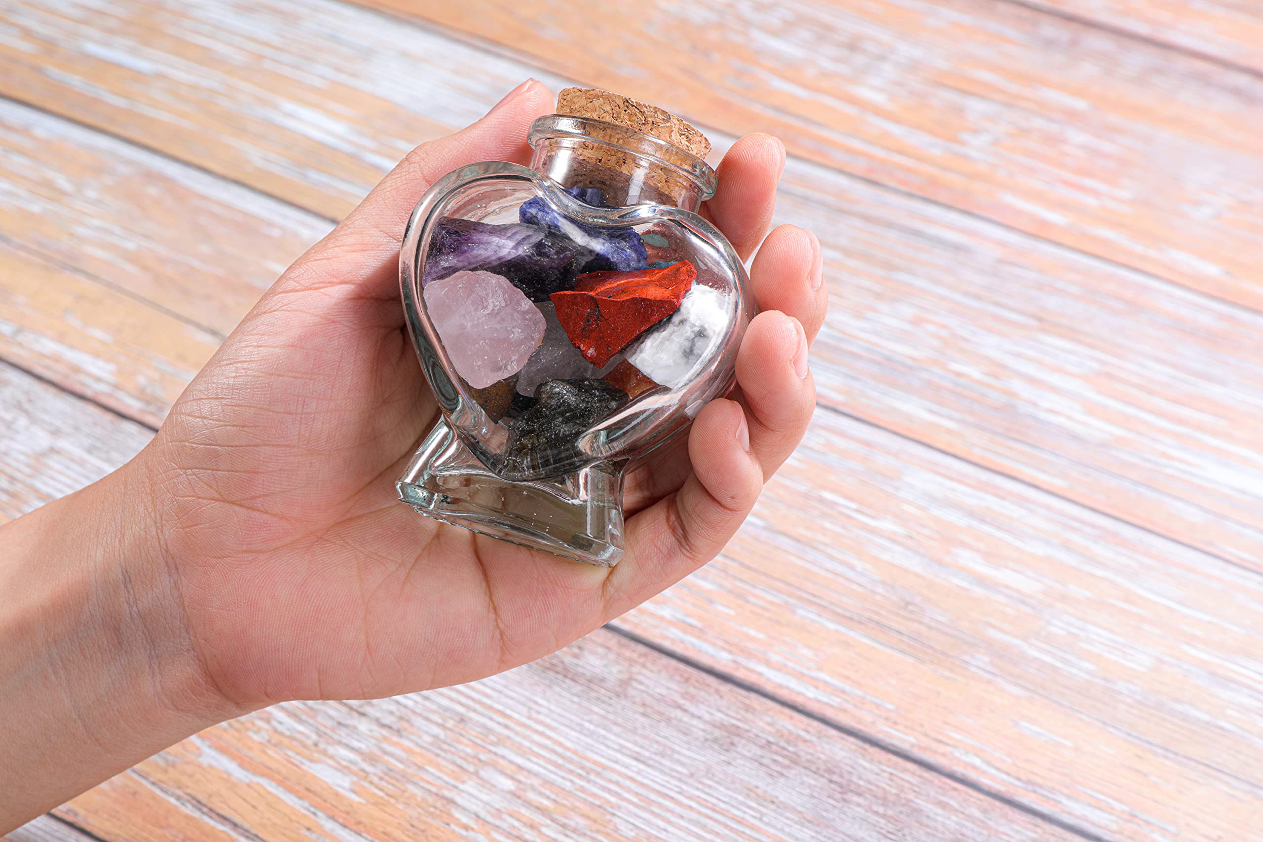 Jovivi crystal packaging with instructions for easy setup and organization.