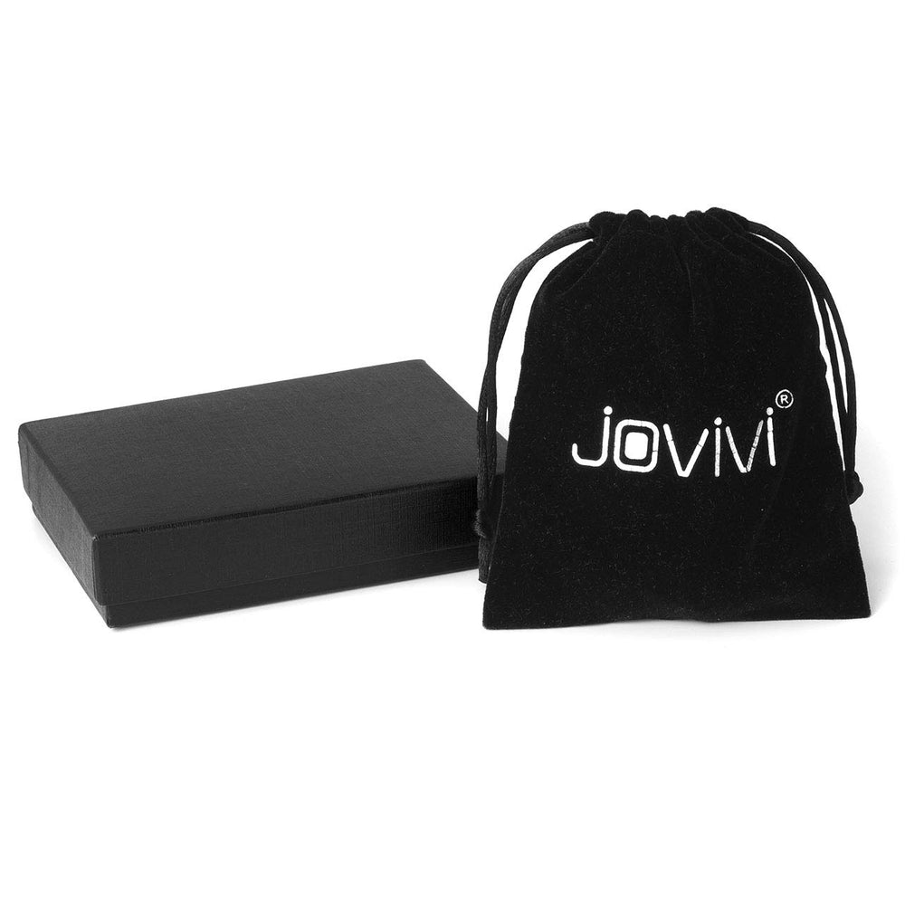 Jovivi gift box and velvet pouch image highlighting complete set presentation.