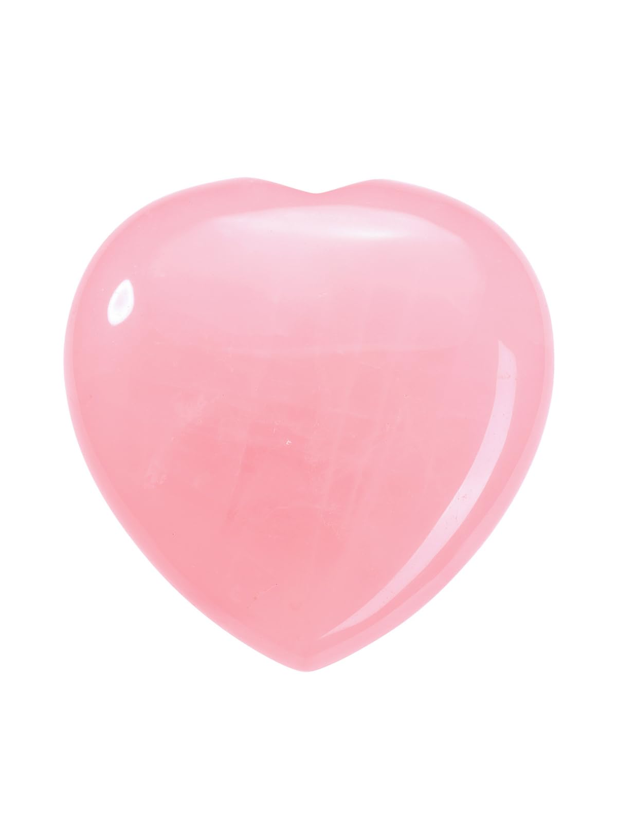 Jovivi polished heart stone for calming energy and mindfulness rituals.