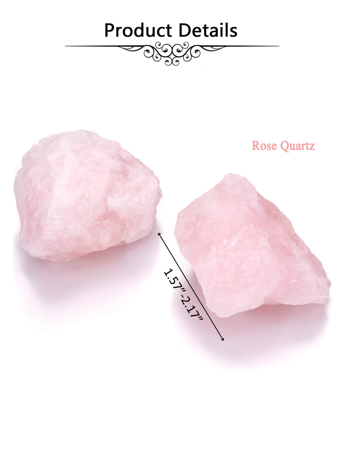 Jovivi rose quartz fountain rock, a natural décor accent for homes.