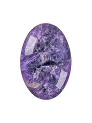 Jovivi worry stone with pouch demonstrates portable stress relief on the go