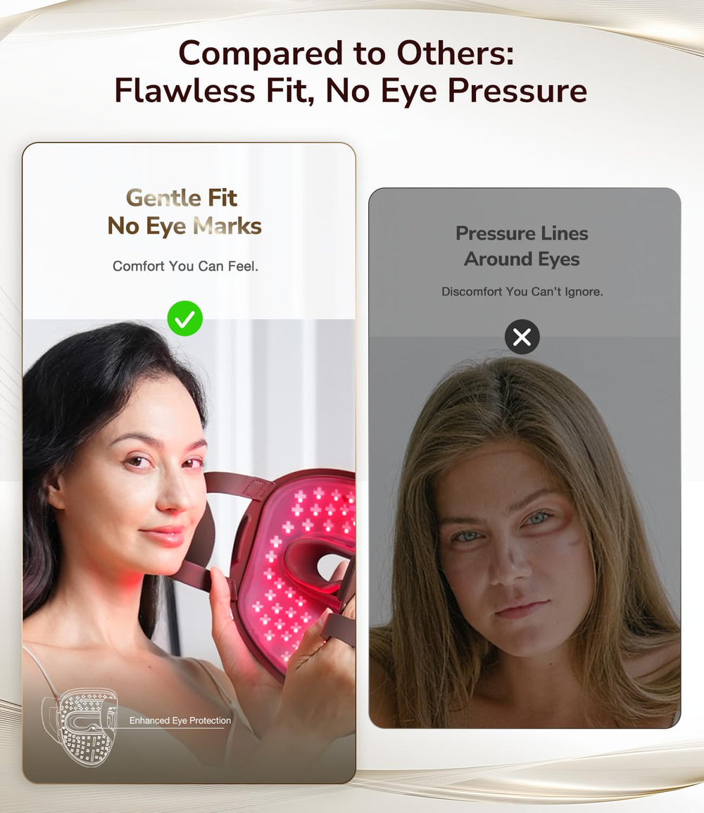 JOVS eye-safe and rechargeable mask for daily use.