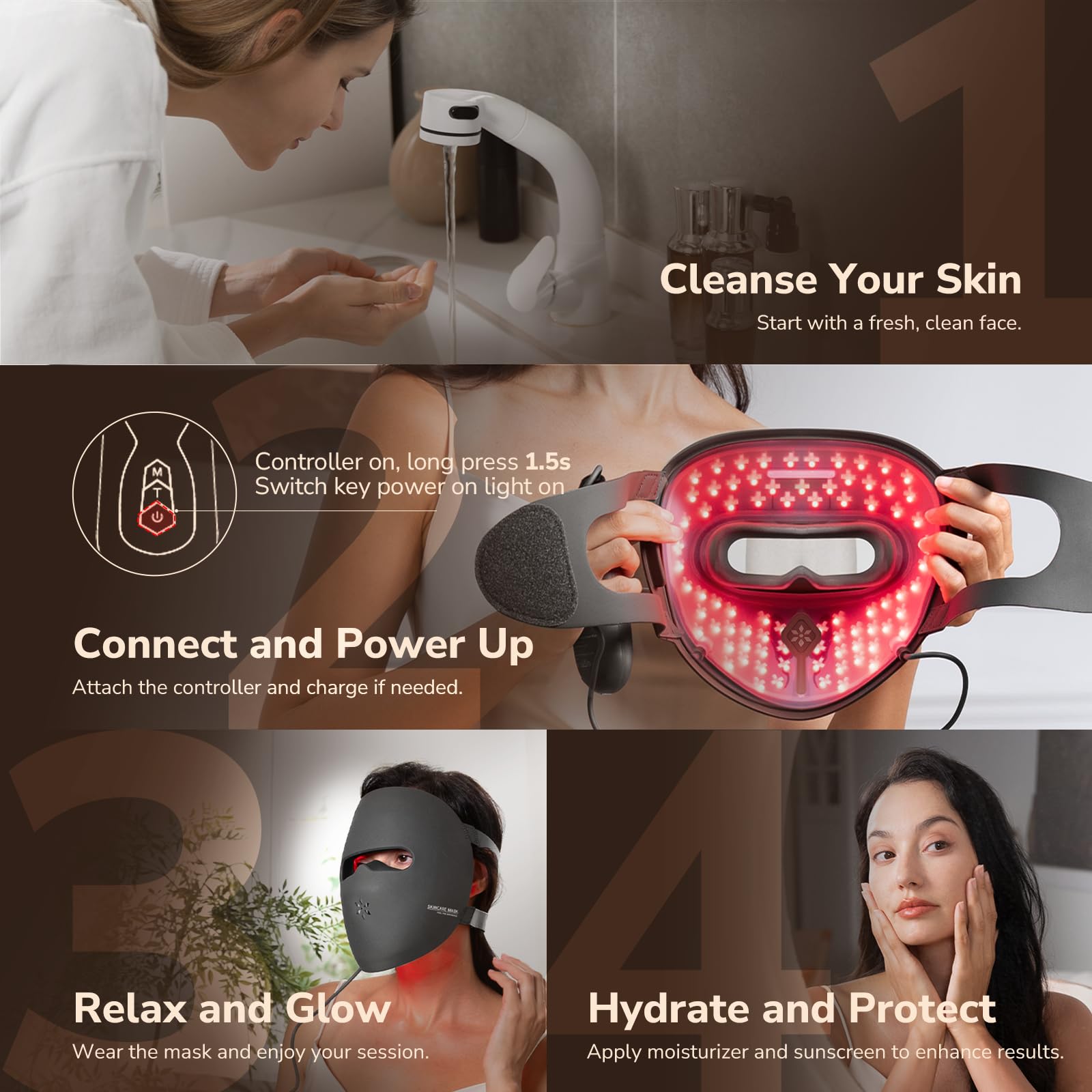 JOVS close-up shows soft silicone skin contact