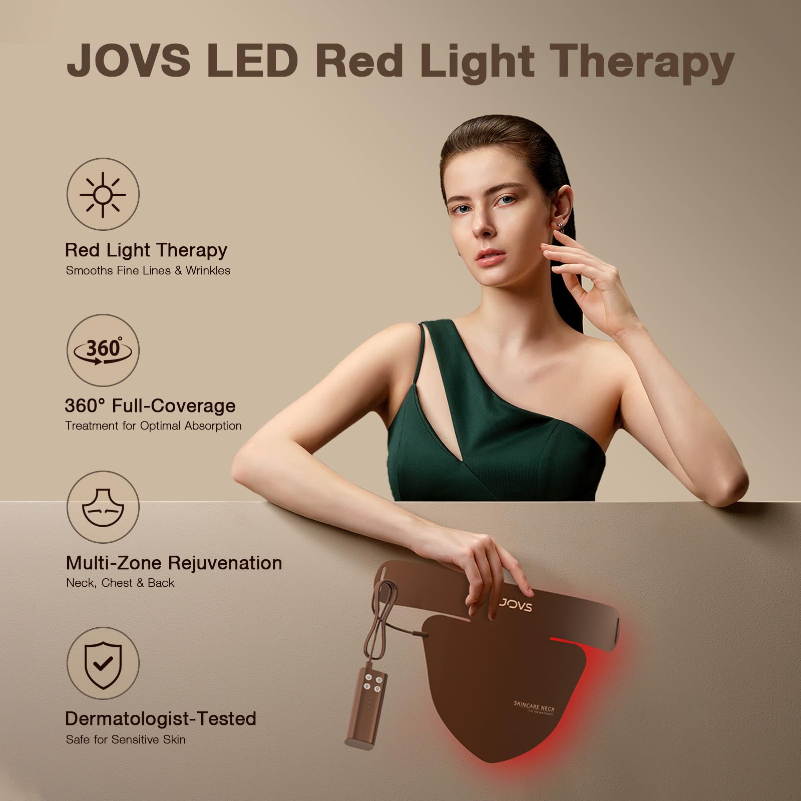 JOVS soft silicone fit illustrates comfortable daily use.