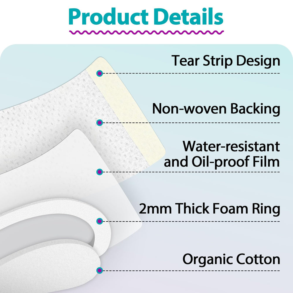 Joworthy castor oil patches breathable material for comfortable wear