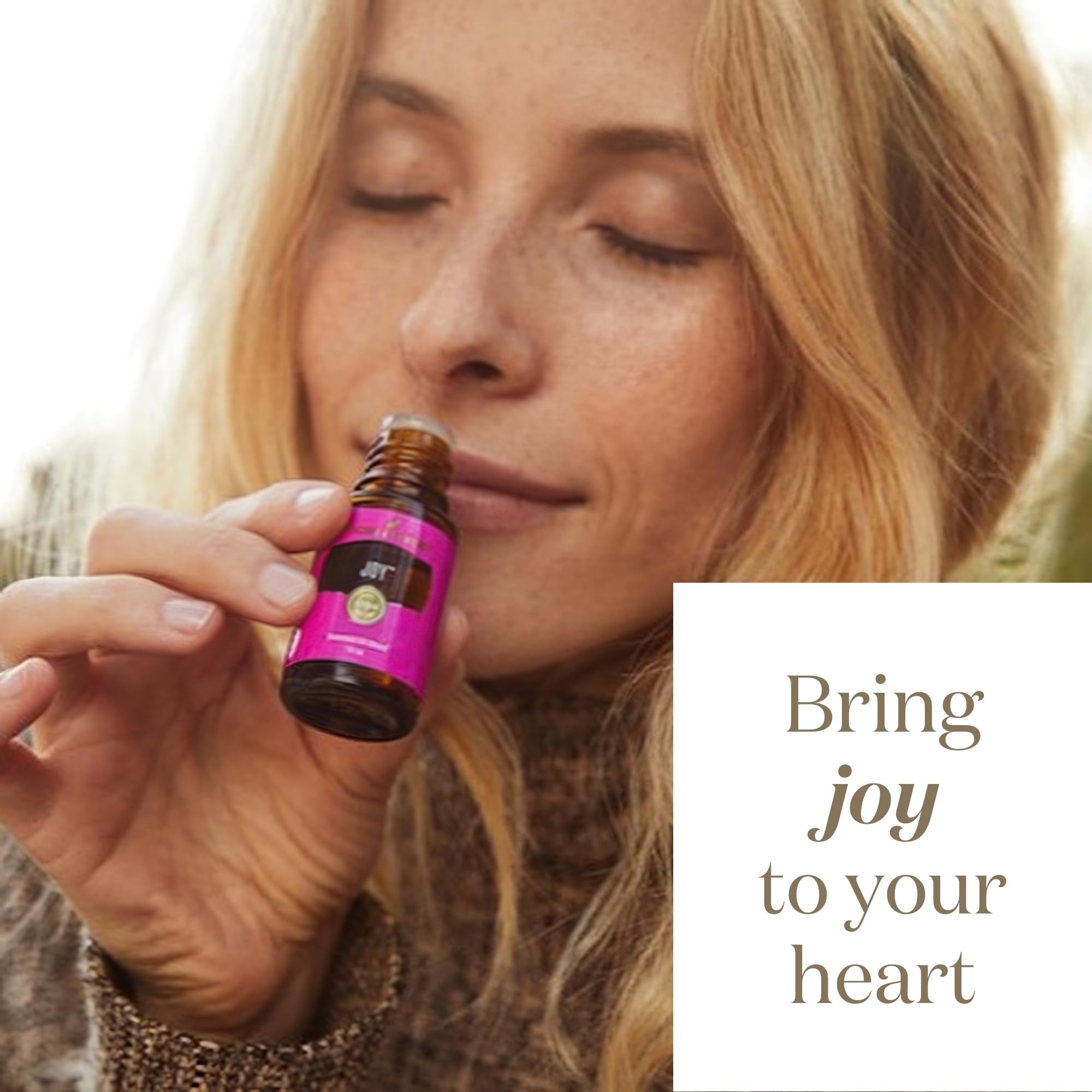 Joy diffused aroma in room fills space with an uplifting scent.